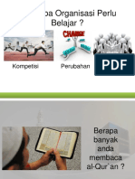 Mengapa Organisasi Perlu Belajar