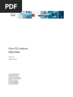 Cisco Cli Analyzer Help Guide v3.2.1