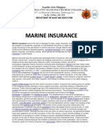 Marine Insurance: Zamboanga City State Polytechnic College