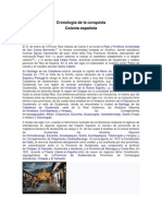 Cronología de La Conquista en Guatemala