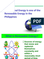 Geothermal Energy Is One of The Renewable Energy in The Philippines