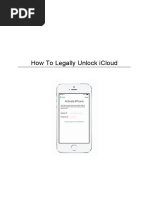 How To Legally Unlock Icloud PDF