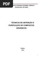 Apostila - Técnicas de Obtenção de Compostos Orgânicos