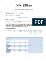 Interpretacion Del Test de Frostig