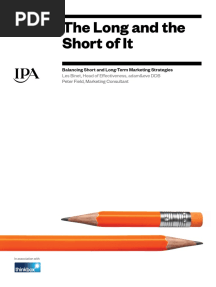 The Long and Short of It PDF Doc PDF