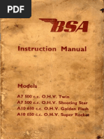 BSA instruction