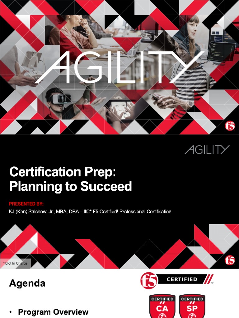 F5 Certification Prep Planning To Succeed | PDF | Digital Technology ...