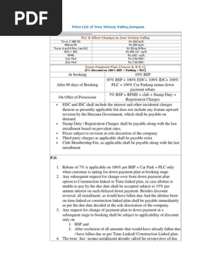 Payment Plan