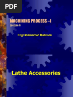 Machining Process - I: Engr Muhammad Mahboob