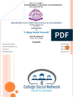 COLLEGE SOCIAL NETWORK Final Report