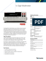 Model 2000 6 - Digit Multimeter: Datasheet