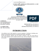 Prediction of Air Pollution Using Artificial Intelligence: A Case Study of Delhi NCT