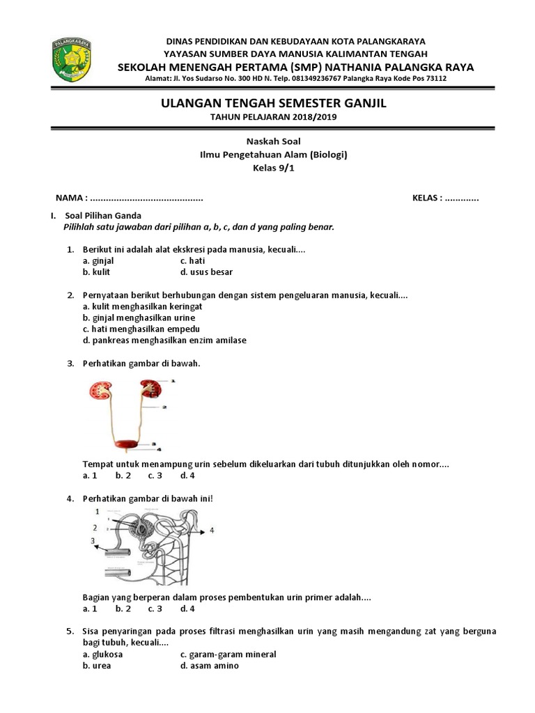Soal Ipa Biologi