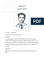 BIODATA Tokoh Sanusi Pane