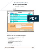 Form Inputedit Dan Hapus Data Barang PDF