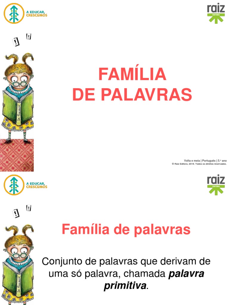 Familia de Palavras | PDF