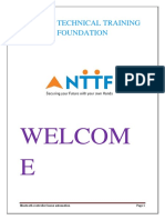 Welcom E: Nettur Technical Training Foundation