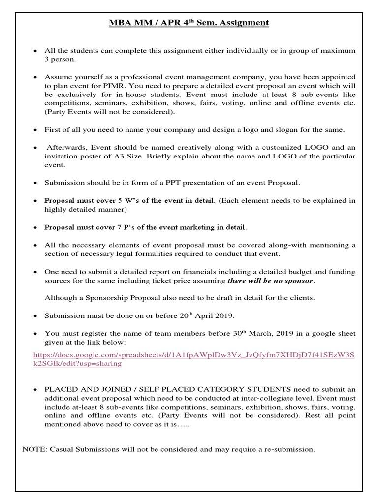 MBA MM 4th Sem Assignment 2019 | PDF