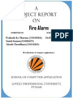 A Project Report ON: Fire Alarm