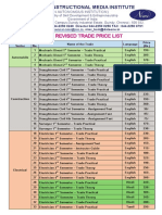 Pricelist 2018