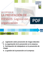 Fol 2 La Prevencion de Riesgos Legislación y Organizacion-2018