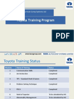 Toyota Training Programme