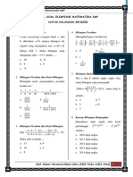 Soal Soal Olimpiadematematika SMP PDF