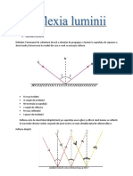 Proiect Fizica Reflexii