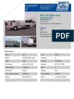 DAF YAZ 2300 6x6 10-ton cargo truck with crane option