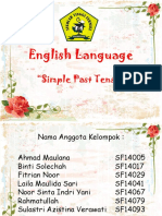 Bahasa Inggris Simple Past Tense