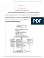 What Motivated Data Mining? Why Is It Important?: The Evolution of Database Technology