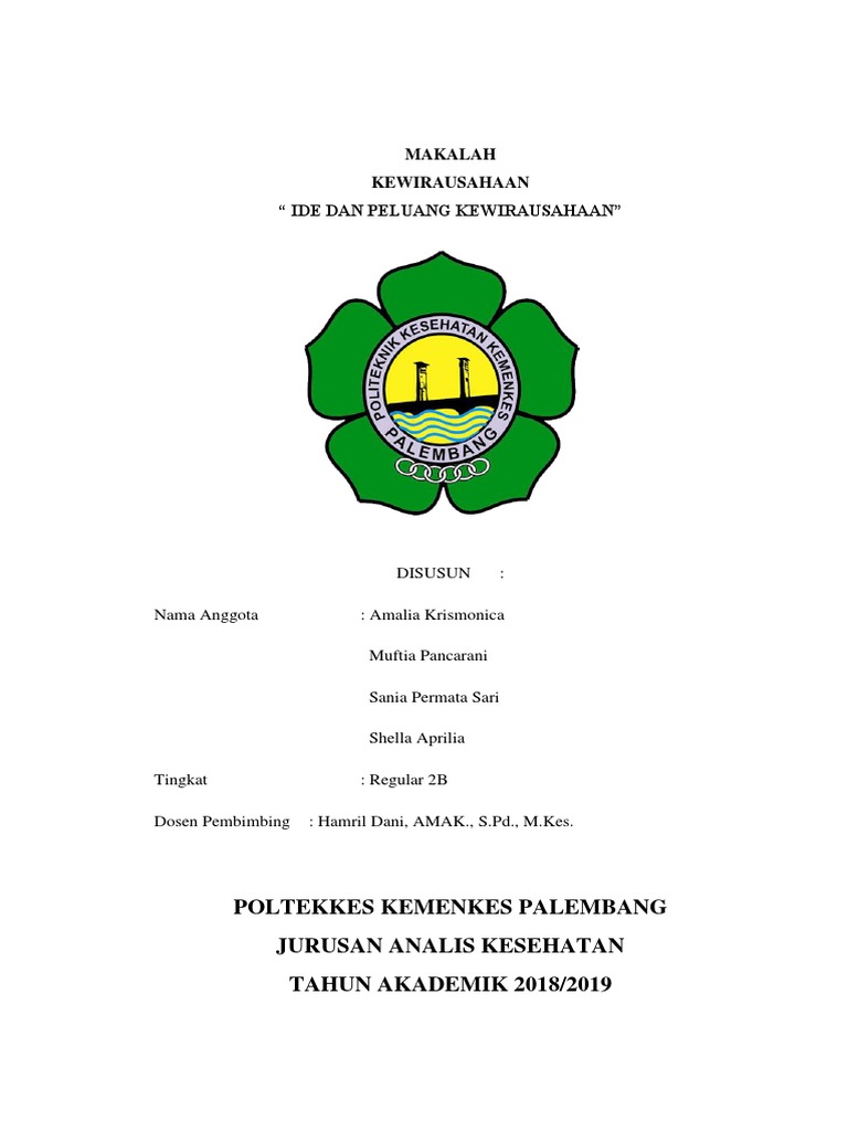 Makalah Kewirausahaan Ide Dan Peluang Kewirausahaan