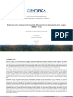 Reducción de Las Emisiones Derivadas de La Deforestación y La Degradación de Los Bosques (REDD+ Perú)