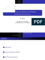 The Ordered and Multinomial Models: Quantitative Microeconomics