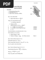 Given Data:: Design of Plate Girder Based On IS 800:2007