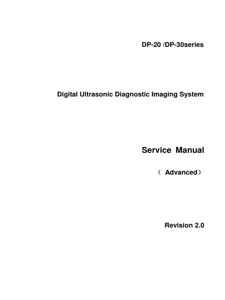 DP-20&DP-30_Service Manual_V2.0_EN (1).pdf | Troubleshooting | Computer