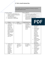 Action Evaluation Plan - J