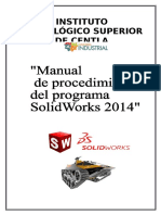 Manual de Procedimientos Solidworks PDF
