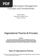 Information Management Concepts and Fundamentals 