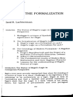 David Rapport Lachterman Hegel and The Formalization of Logic