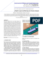 The Design of Mooring Dolphin Layout and Mooring Line Tension Analysis