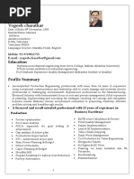 Latest Resume Yogesh Charatkar