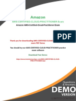 AWS Certified Cloud Practitioner Demo PDF