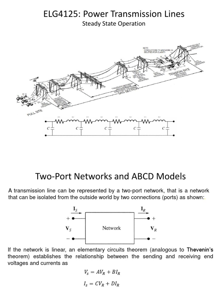 Power Transmission Lines | PDF | Electrical Impedance | Electric Power ...