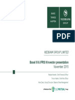 Nedbank Group IFRS9 Basel III Investor Presentation 10 and 11 Nov 2015