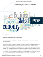 Memahami Perkembangan Ilmu Ekonomi-Politik - GEOTIMES