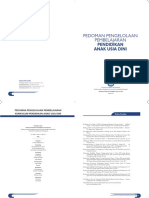 Pedoman Pengelolaan Pembelajaran PAUD PDF