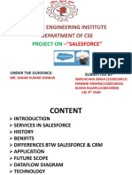 Knipss Engineering Institute Department of Cse: Project On