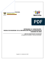 Capacitacion y Sensibilizacion Modelo de Seguridad PDF