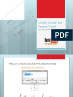 Latex Addin For Power Point: by The Latex Expert!